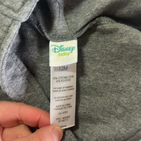 Disney Baby - Gray Overalls Outfit with Mickey Mouse - Picture 6 of 6